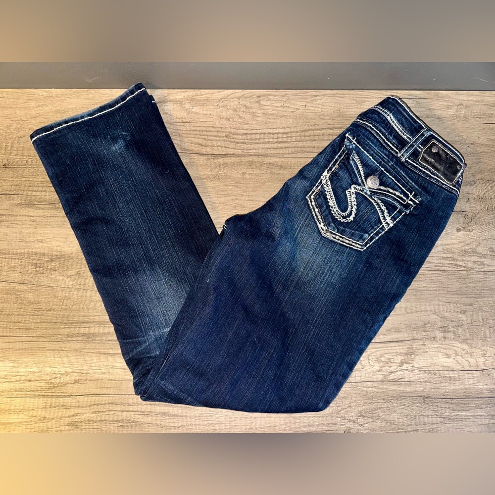 Silver Natsuki Flap Jeans